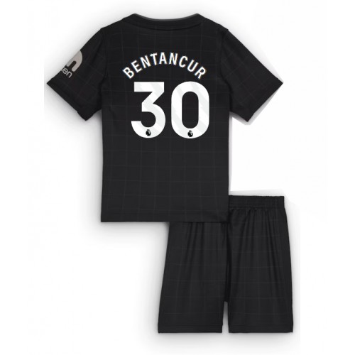 Tottenham Hotspur Rodrigo Bentancur #30 Replik Auswärtstrikot Kinder 2025-26 Kurzarm (+ Kurze Hosen)